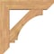 Ekena Millwork Imperial Slat Smooth Bracket w/ Offset Brace, Western Red Cedar, 7 1/2"W x 32"D x 32"H BKT0806X32X32IMP06SWR - alternate 2